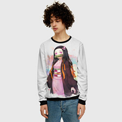 Свитшот мужской KIMETSU NO YAIBA, цвет: 3D-черный — фото 2