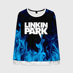 Свитшот мужской LINKIN PARK, цвет: 3D-белый