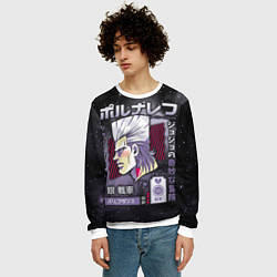 Свитшот мужской JoJo Bizarre Adventure, цвет: 3D-белый — фото 2