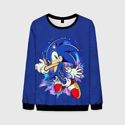 Свитшот мужской Sonic, цвет: 3D-черный