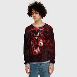 Свитшот мужской СОНИК, цвет: 3D-меланж — фото 2