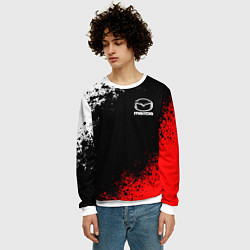 Свитшот мужской MAZDA, цвет: 3D-белый — фото 2