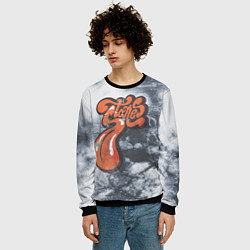 Свитшот мужской Rolling stones, цвет: 3D-черный — фото 2