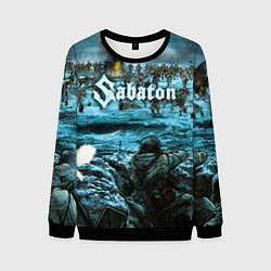 Свитшот мужской Sabaton, цвет: 3D-черный