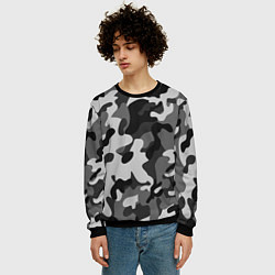 Свитшот мужской ГОРОДСКОЙ КАМУФЛЯЖ, цвет: 3D-черный — фото 2