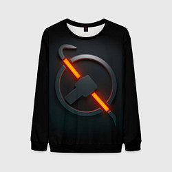 Свитшот мужской HALF-LIFE, цвет: 3D-черный