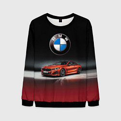 Свитшот мужской BMW, цвет: 3D-черный