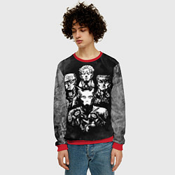 Свитшот мужской JOJOS BIZARRE ADVENTURE, цвет: 3D-красный — фото 2