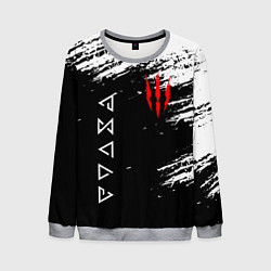 Свитшот мужской ВЕДЬМАК, цвет: 3D-меланж