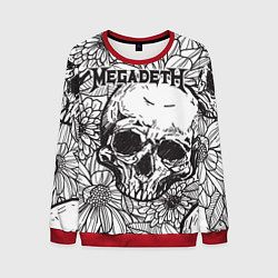 Свитшот мужской Megadeth, цвет: 3D-красный