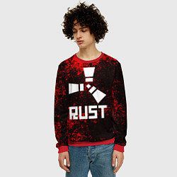 Свитшот мужской RUST, цвет: 3D-красный — фото 2