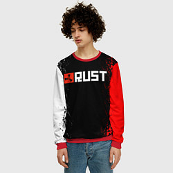 Свитшот мужской RUST, цвет: 3D-красный — фото 2