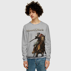 Свитшот мужской Mount and Blade, цвет: 3D-меланж — фото 2