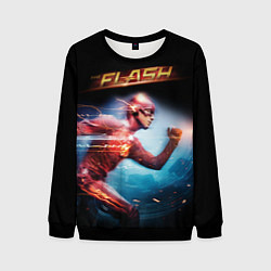 Свитшот мужской The Flash, цвет: 3D-черный