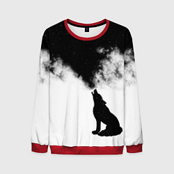 Свитшот мужской Galaxy wolf, цвет: 3D-красный