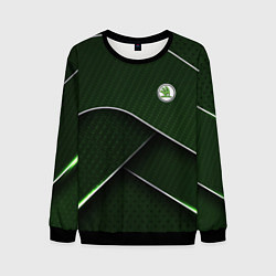 Мужской свитшот Шкода мини логотип