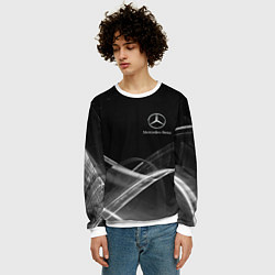 Свитшот мужской MERCEDES, цвет: 3D-белый — фото 2