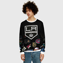 Свитшот мужской NHL Los Angeles Kings, цвет: 3D-белый — фото 2