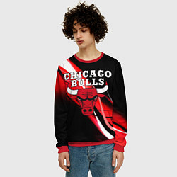 Свитшот мужской CHICAGO BULLS, цвет: 3D-красный — фото 2