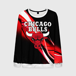 Свитшот мужской CHICAGO BULLS, цвет: 3D-белый