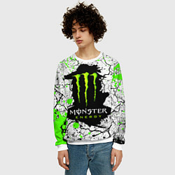 Свитшот мужской MONSTER ENERGY Z, цвет: 3D-белый — фото 2