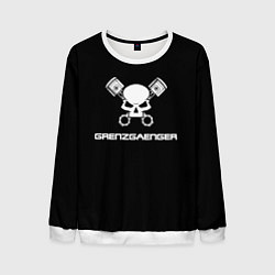 Свитшот мужской Grenzgaenger, цвет: 3D-белый