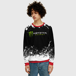 Свитшот мужской MONSTER ENERGY, цвет: 3D-красный — фото 2