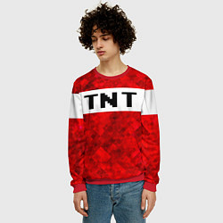 Свитшот мужской Minecraft, цвет: 3D-красный — фото 2