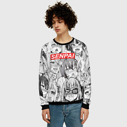 Свитшот мужской SENPAI, цвет: 3D-черный — фото 2