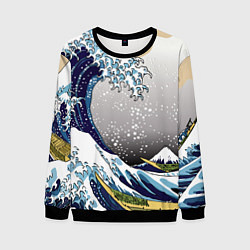 Мужской свитшот The great wave off kanagawa