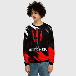 Свитшот мужской The Witcher, цвет: 3D-черный — фото 2