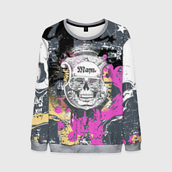 Свитшот мужской Череп, цвет: 3D-меланж