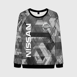 Свитшот мужской NISSAN, цвет: 3D-черный