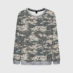 Свитшот мужской Цифровой камуфляж, цвет: 3D-меланж