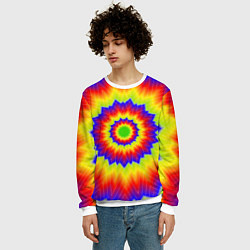 Свитшот мужской Tie-Dye, цвет: 3D-белый — фото 2