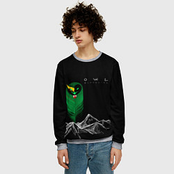 Свитшот мужской Owl blacklist, цвет: 3D-меланж — фото 2