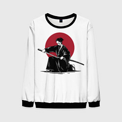 Свитшот мужской Японский самурай Z, цвет: 3D-черный