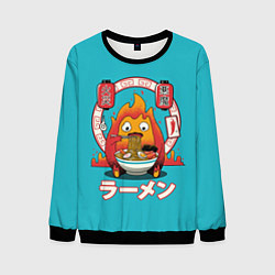 Мужской свитшот Calcifer & ramen