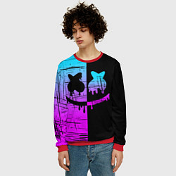 Свитшот мужской FORTNITE MARSHMELLO, цвет: 3D-красный — фото 2