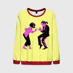 Свитшот мужской Криминальное чтиво, цвет: 3D-красный