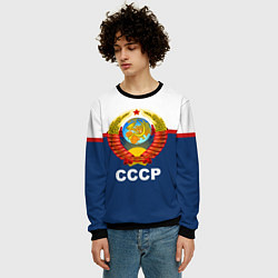 Свитшот мужской СССР, цвет: 3D-черный — фото 2