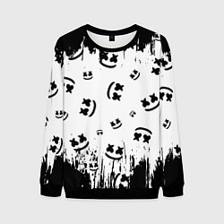 Свитшот мужской MARSHMELLO МАРШМЕЛЛОУ, цвет: 3D-черный