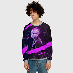 Свитшот мужской BTS, цвет: 3D-меланж — фото 2