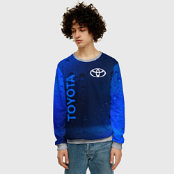 Свитшот мужской TOYOTA ТОЙОТА, цвет: 3D-меланж — фото 2