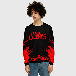 Свитшот мужской League of legends, цвет: 3D-черный — фото 2