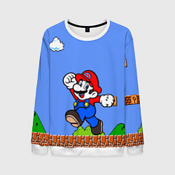 Свитшот мужской Mario, цвет: 3D-белый