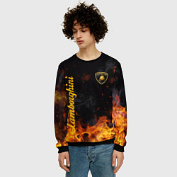 Свитшот мужской LAMBORGHINI, цвет: 3D-черный — фото 2
