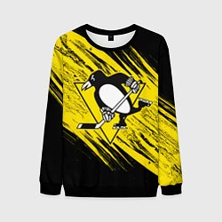 Свитшот мужской Pittsburgh Penguins Sport, цвет: 3D-черный