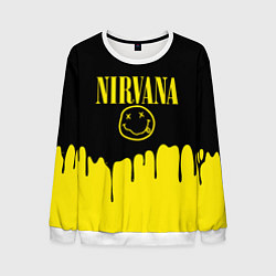 Свитшот мужской Nirvana, цвет: 3D-белый