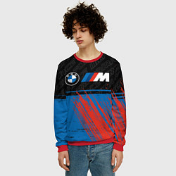 Свитшот мужской BMW БМВ, цвет: 3D-красный — фото 2
